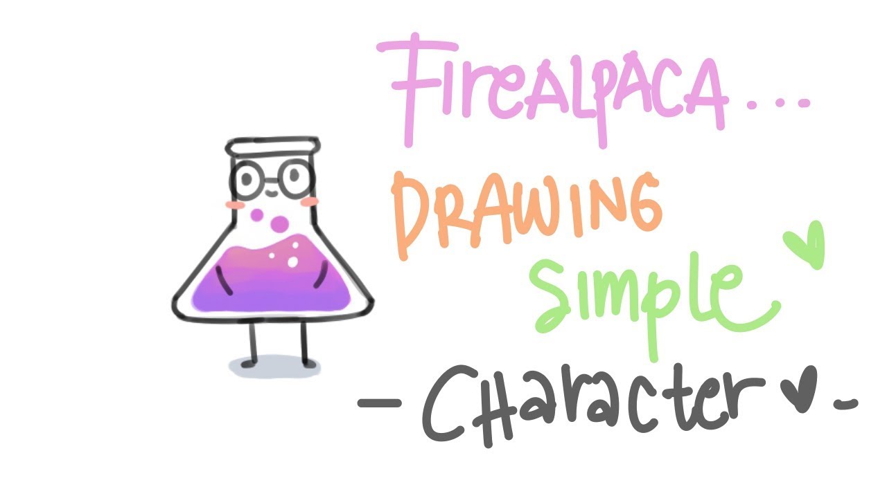 Firealpaca Tutorial : Drawing Simple Chemistry Lab Tube - YouTube