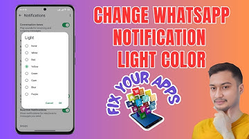 How to Change WhatsApp Notification Light Color