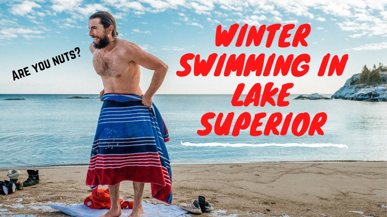 Winter Swimming in Lake Superior - Are you nuts?