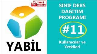 Yabi̇l Sdd01 2.11-Kullanıcılar Ve Yetkileri