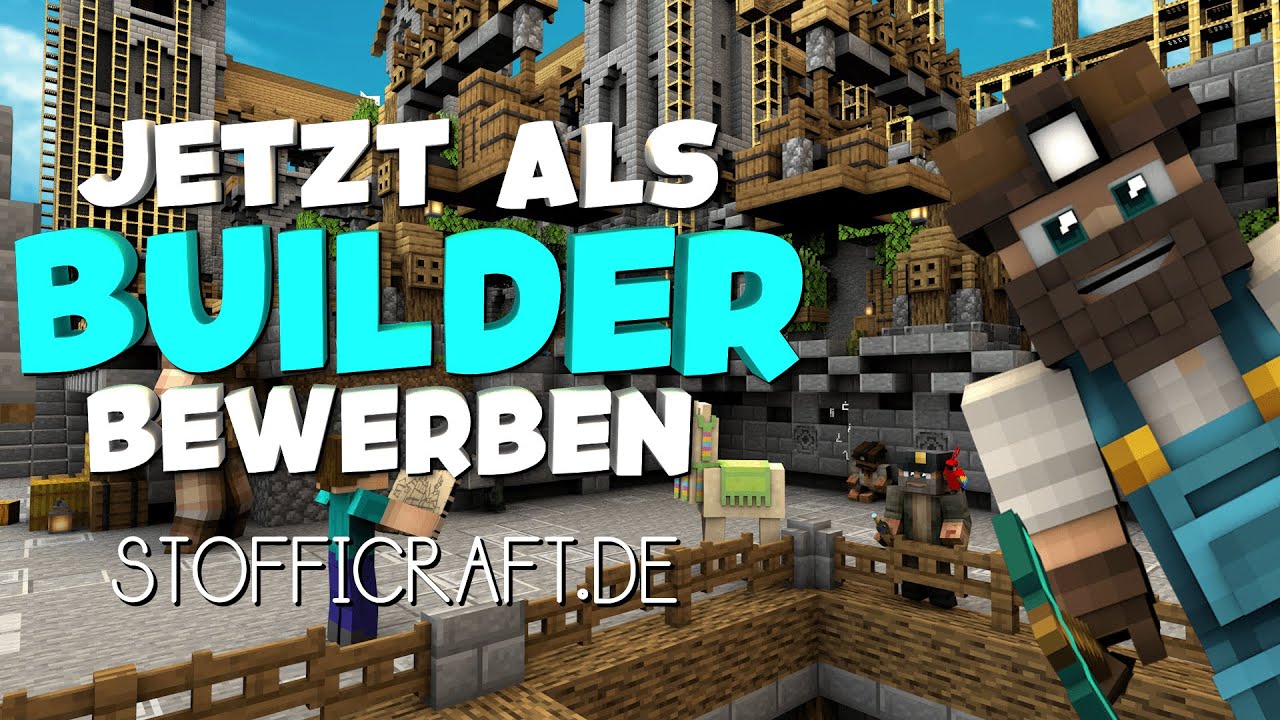 Werde Builder auf Stofficraft - Minecraft Server von ASMRJanina - YouTube
