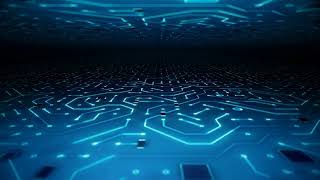 Endless Travel Through Circuit Board Environment Background Loop 4K