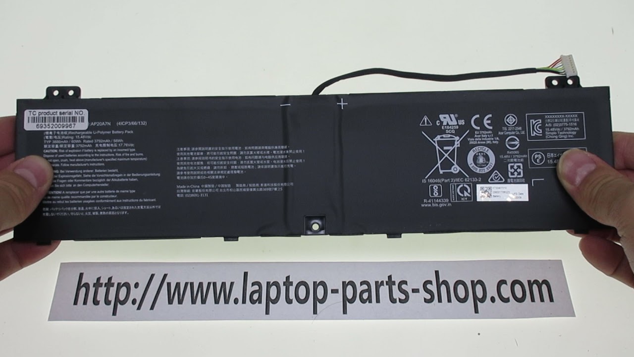 Brand New AP20A7N Laptop Battery for ACER Predator Triton 300 SE PT314-51s Series