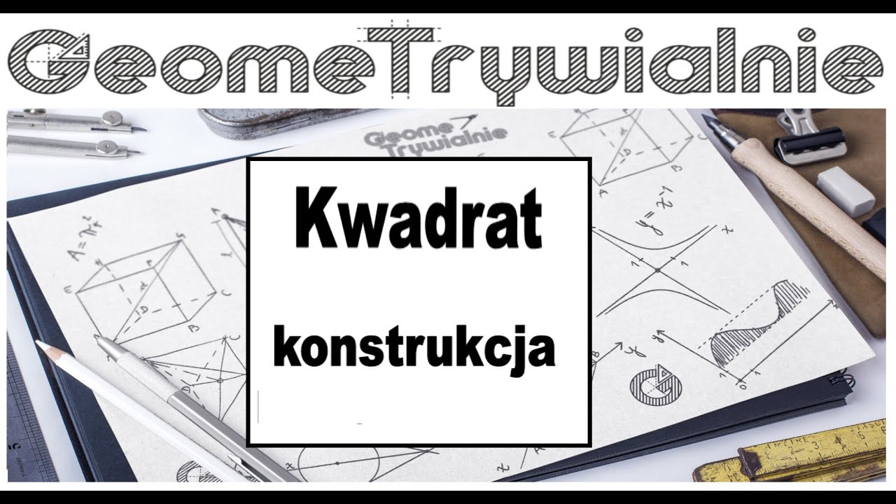 Jak Narysować Kwadrat Za Pomocą Cyrkla Kwadrat / Jak narysować kwadrat / Konstrukcja kwadratu / 2 sposoby