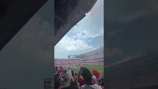 The craziest flyover at a US stadium #military #aviation #usa