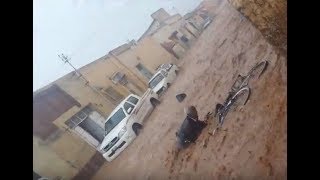 Heavy rain turns Asmara into a dangerous river. August 2017