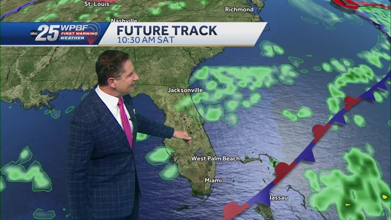Big changes in rain for the weekend across South Florida - YouTube