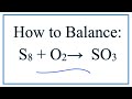 Balancing Chemical Equations