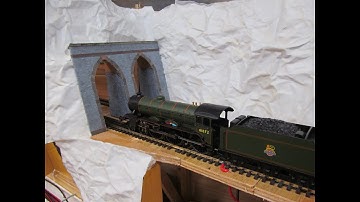 Buckland Junction Loft Model Railway 35. One To Combat The Covid Blues.  More Work On The Cliffs :o)