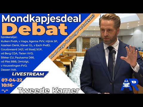 [LIVE] Debat over de mondkapjesdeal 'Moet Hugo de Jonge vertrekken?' - Debat Tweede Kamer
