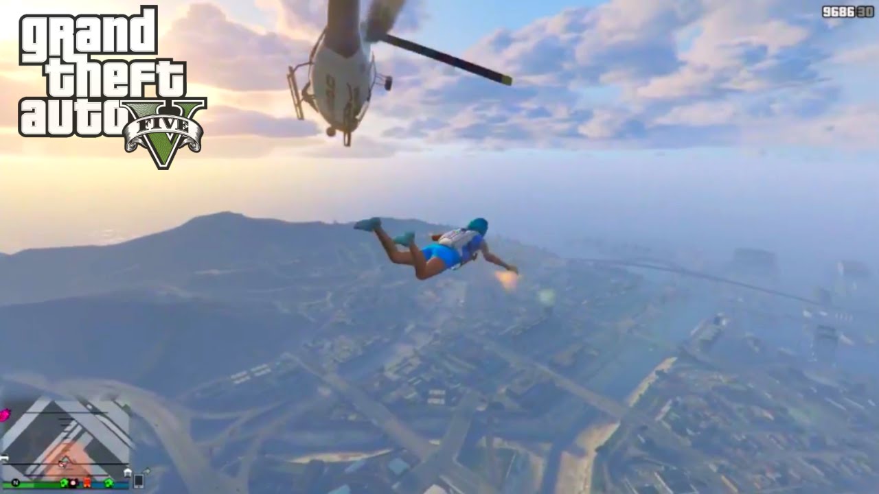 Skydiving Pool GTA V Trying To Skydive Into Pools (GTA 5 Online) - YouTube
