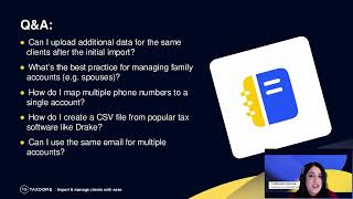 Onboarding training session 2: Import clients and set up CRM – Q&A Session 1