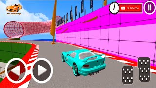 Ultimate Racing Derby fast light green sport car stunt racing gameplay screenshot 5