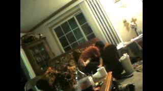 HILARIOUS!!! When midgets attack LOL Little brother karate kicks older brother!!