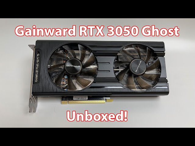 Gainward RTX 3050 Ghost - Unbox, OC and mining estimates! - YouTube