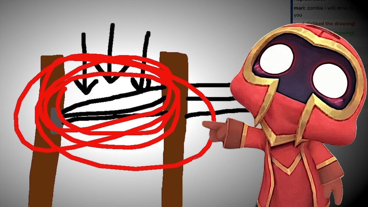 Skribble but we cant spell... or draw....