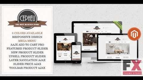 Preview Cepheu - Responsive Magento Theme TForest