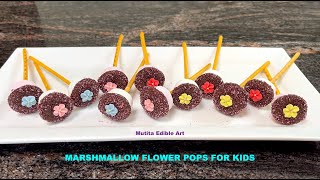 Marshmallow Pops | Kids | Yummy | Beginners Lesson 323 | Mutita Art Of Fruit & Vegetable Carving