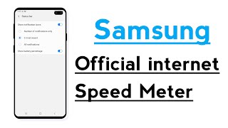 Samsung Official Internet Speed Meter screenshot 4