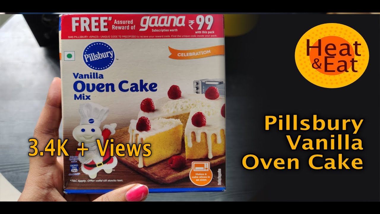 Pillsbury Vanilla Oven Cake Mix Easy to Make Cake in 15 min Softest