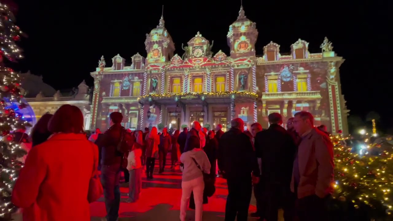 Merry Christmas Everyone/Beautiful Christmas Light Decorations In Monaco/Vicinity