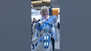 Android shows what’s inside — shocking reveal 🤩⚙️#AIgirl #RobotReveal #Viral