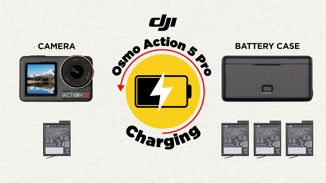 DJI Osmo Action 5 Pro Charging Guide ⚡ | Battery & Battery Case Explained
