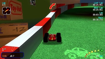 Re-Volt Walkthrough #23 - Toy World 1 with Rotor