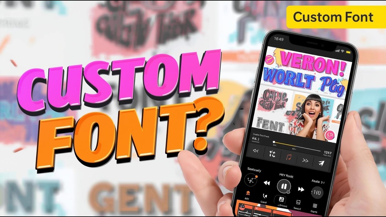 Custom Fonts Secret - How to Add Custom Text & Fonts in InShot Video ...