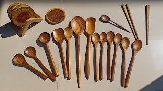 Woodworking Project. How to Make Korean Scoops