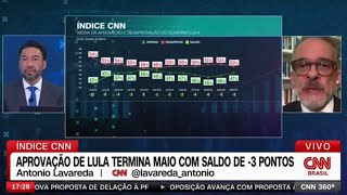 Antonio Lavareda analisa: Aprovação de Lula termina maio com saldo de -3 pontos 30/05/26