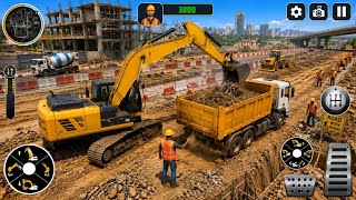 Road Construction Simulator 3D 🚧 Excavator & Dump Truck - Android Gameplay