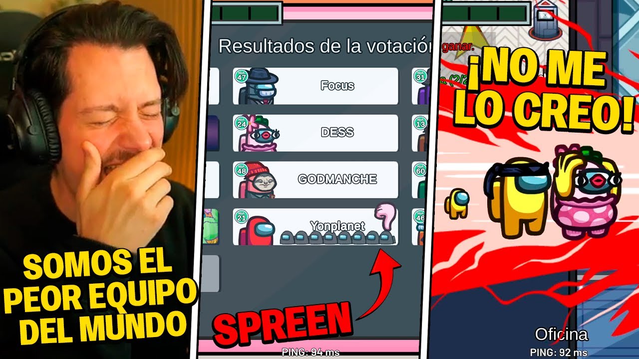 DESS JUEGA CON EL PEOR EQUIPO DE AMONG US🤣 *se hechan entre ellos mismos*