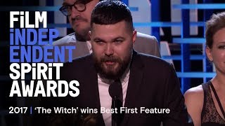 THE WITCH wins Best First Feature at the 2017 Film Independent Spirit Awards