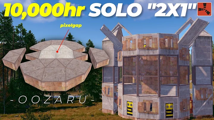 OOZARU 2X1 | Sneaky PIXELGAP 2 Bunker Hidden Loot SOLO/DUO Base RUST