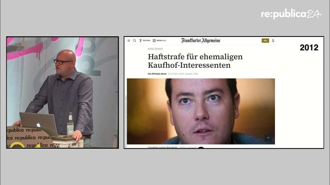 republica 2024 Leonhard Dobusch Boom, Bust und Benko Was kümmert