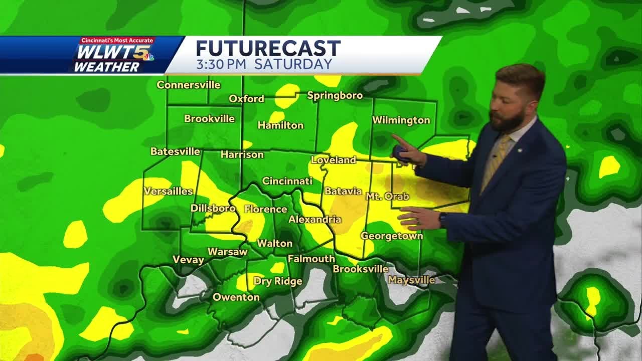 Daily rain chances lasting through the weekend - YouTube