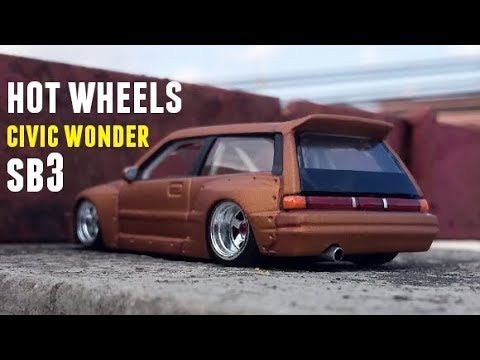 Custom hot wheels ceper honda  civic  hot wheels civic  