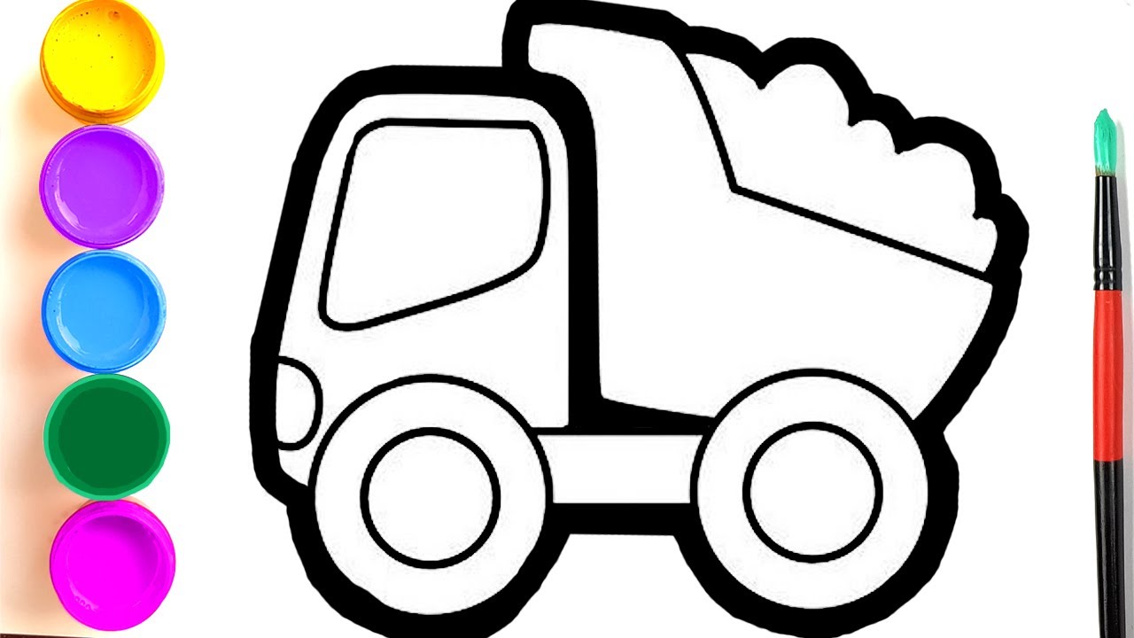 Bolalar samosval uy rasm chizish | сурет салып уйрену | сурет салу ...