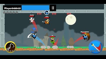 Jumping Ninja Battle - Two Player Battle Action