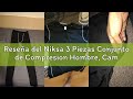 Reseña del Niksa 3 Piezas Conjunto de Compresion Hombre, Camisetas Compression Mallas Running Pantal