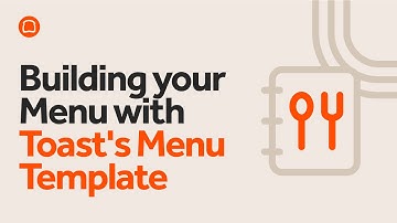 Building your Menu with Toast