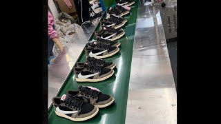 TRAVIS SCOTT X AIR JORDAN 1 LOW OG SP DARK MOCHA  PK FACTORY PRODUCTION （PERFECTKICKS）WWW.HIPK.CLUB