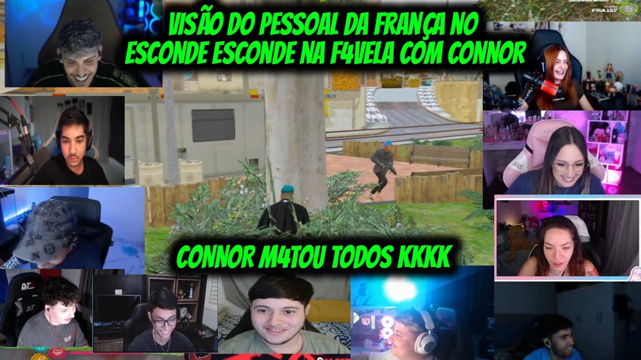 VISÃO DO PESSOAL DA FRANÇA COM CONNOR NO ESC0ND3 ESCOND3