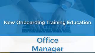 Office Manager Onboarding Training