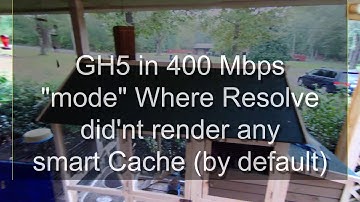 GH5/Davinci Resolve Studio V14 Test