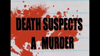 Watch Death Suspects a Murder Trailer