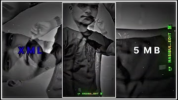 NA NA EBHABE BOLO NA GO KORO NA BARON👩‍❤️‍👨//BANGLA SONG 🎶//XML FILE🔰//#xml​#xml_file​#alightmotion 