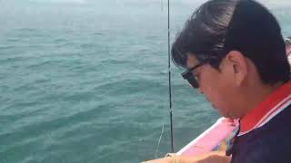 여수에서 쏨뱅이 낚시중~~^^