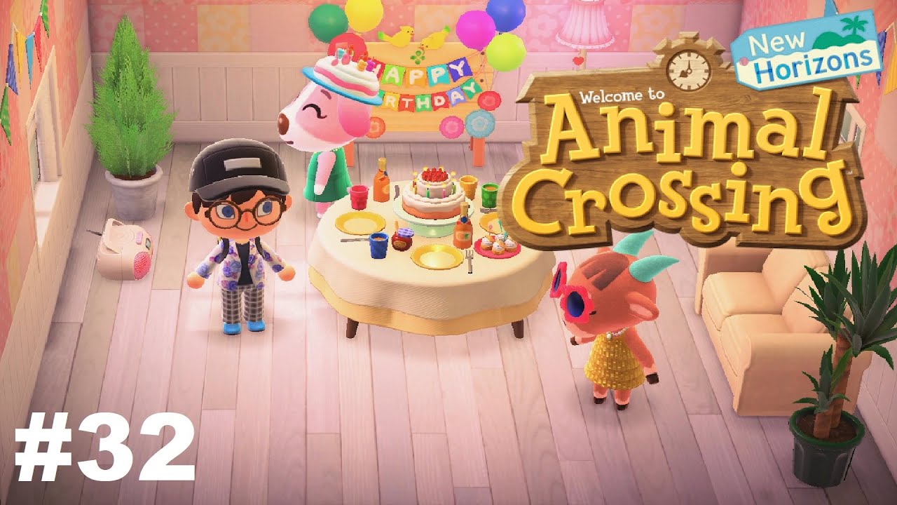 Celebrating Cookie's Birthday! Animal Crossing New Horizons Gameplay